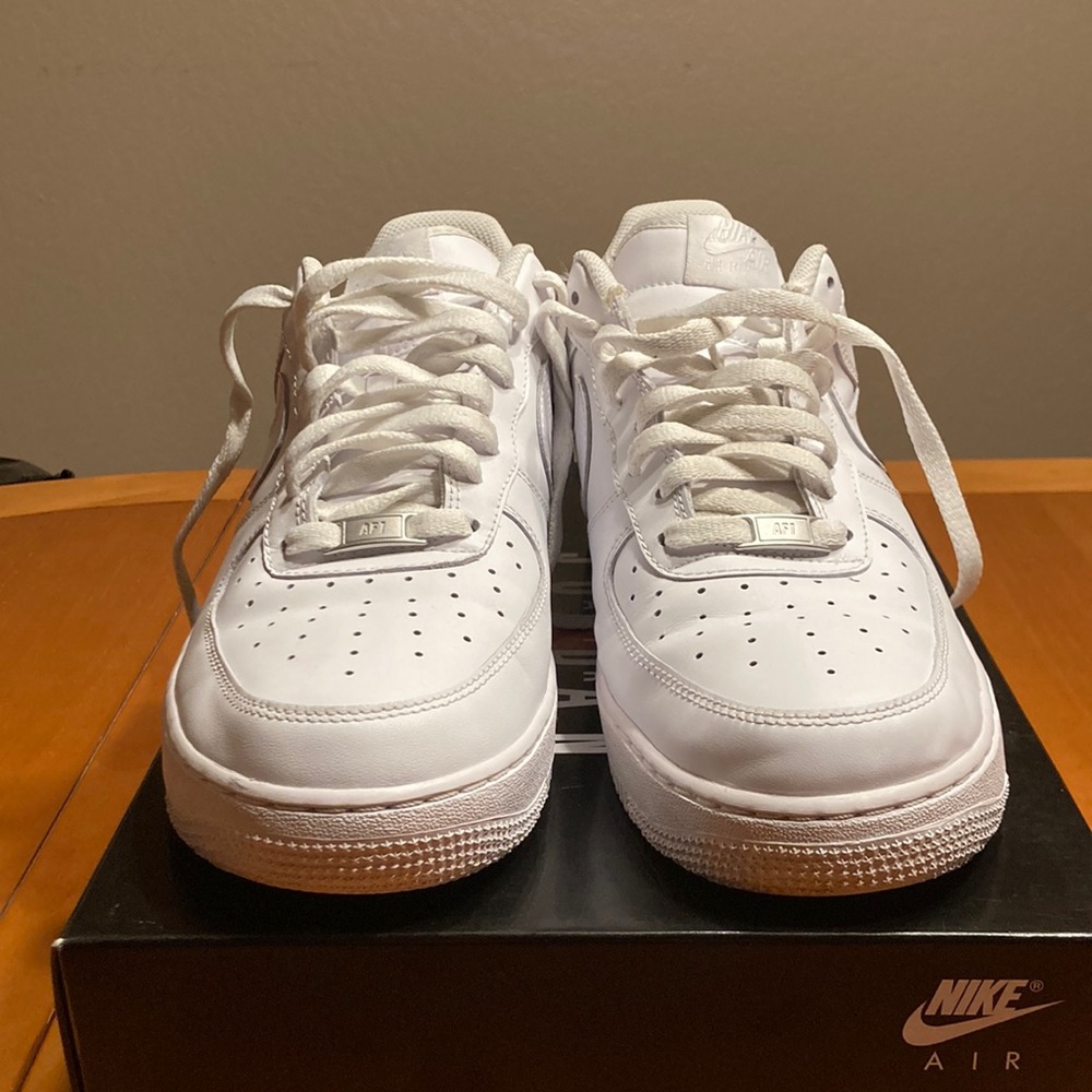 Mens Nike Air Force 1 Low Triple White Size 12